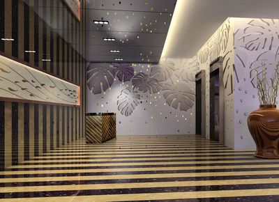 現(xiàn)代美容院墻面設(shè)計裝修效果圖片